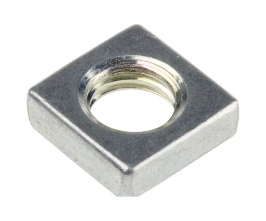 63-6734-87 RS PRO, M8 13mm Steel Square Nuts, Bright Zinc Plated Finish 837-313