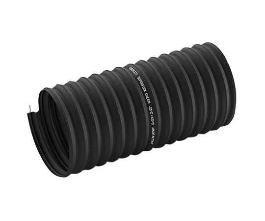63-6994-01 Merlett Plastics Thermoplastic Rubber 5m Long Black Flexible Ducting Reinforced, 100mm B*** Radius 91300110000005