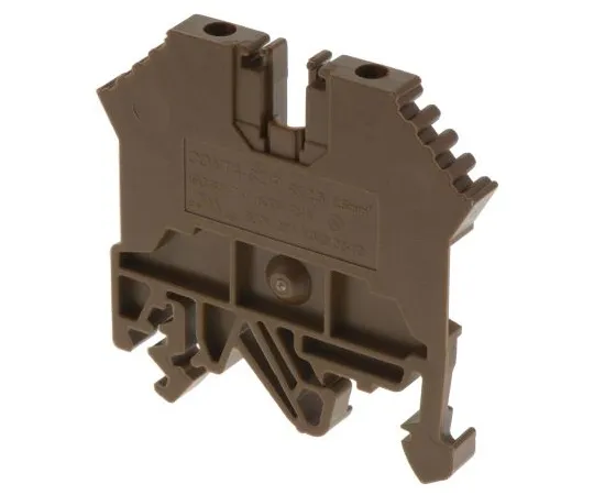 63-6678-69 RS PRO Brown Feed Through Terminal Block, 0.2 → 2.5 mm², 0.2 → 2.5mm², 800 V 501-635