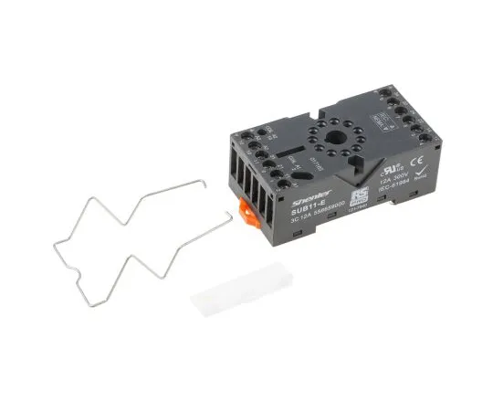 63-6809-11 RS PRO Relay Socket for *** with RS PRO RUB Relays 11 Pin, DIN Rail, 300V 121-7840