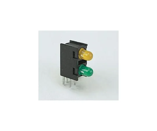 63-7331-39 Schurter 0035.9675.2, Green & Red Right Angle PCB LED Indicator 0035.9675.2