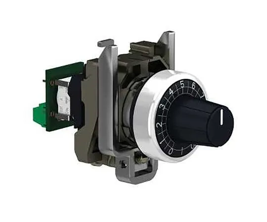 63-6988-26 Schneider Electric 1 Gang Rotary Cermet Potentiometer with a 6 mm Dia. Shaft, 4.7kΩ, ±10%, 1W, Linear XB4BD912R4K7 XB4BD912R4K7