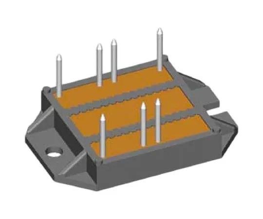 63-6990-87 IXYS VUO122-16NO7, 3-phase Bridge Rectifier, 100A 1700V, 7-Pin ECO-PAC2 VUO122-16NO7