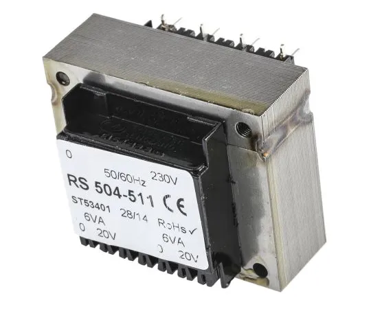 63-6680-40 20V ac 2 Output Through Hole PCB Transformer, 12VA 504-511