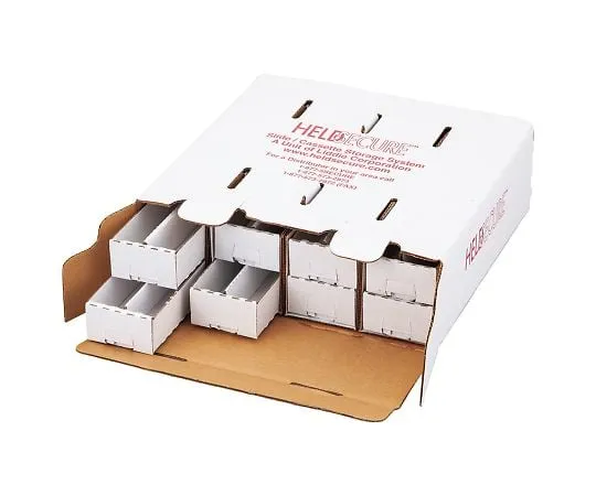 4-1859-01　［Discontinued］Assembly Type Cassette Storage Case 10 Pack　HS-CAS10