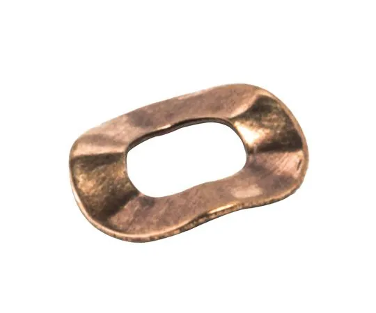 63-6614-41 Plain Copper Crinkle Locking & Anti-Vibration Washer, M2 289-635