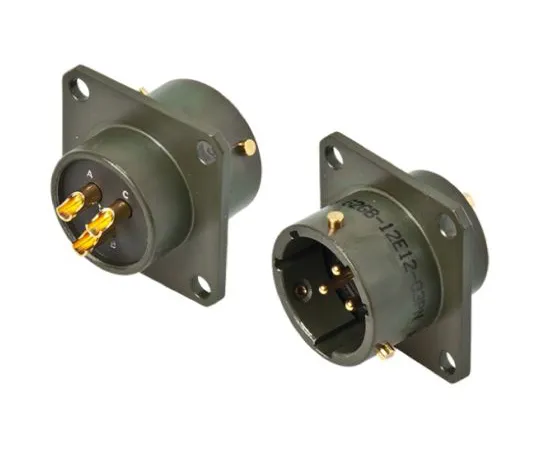 63-6651-01 MIL Standard Round Connector 62 GB Series Female 3 Pole 62GB-12E12-03PN