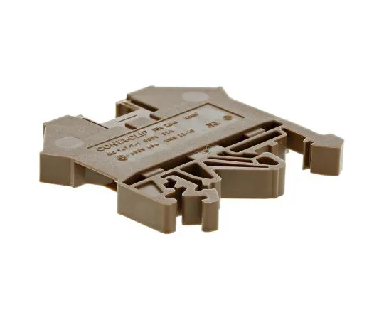 63-6678-84 RS PRO Brown Standard Din Rail Terminal, 0.2 → 4 mm², 0.2 → 4mm², 800 V 501-720