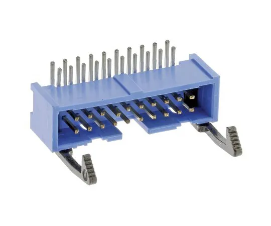 63-6654-75 Header-amplifier latch for board connection 20 pole 2.54 mm 2 row right angle 2-1761607-7