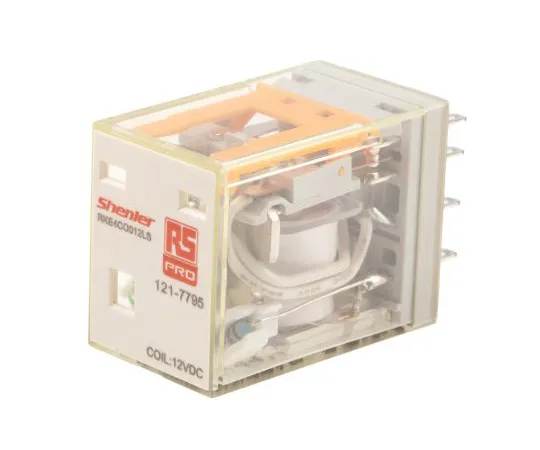 63-6808-85 RS PRO, 12V dc Coil Non-Latching Relay 4PDT, 5A Switching Current Plug In, 4 Pole 121-7795