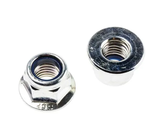 63-6609-79 RS PRO, M10, Bright Zinc Plated Steel Nylon Insert Lock Nut 275-636