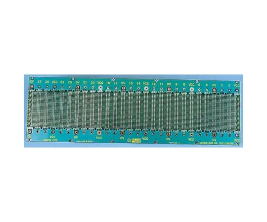 63-6763-31 64, 96 Way DIN 41612 Eurocard Motherboard FR4 Single Sided 84hp 20.32mm(4HP) 110-2444