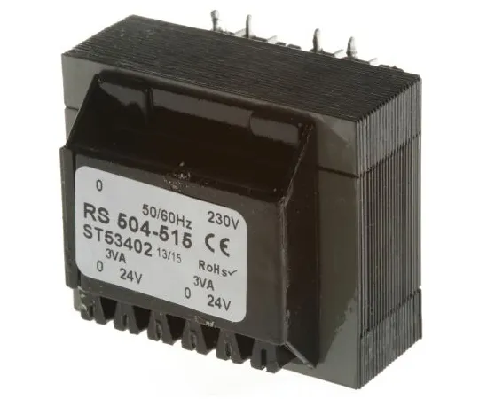63-6680-41 24V ac 2 Output Through Hole PCB Transformer, 6VA 504-515