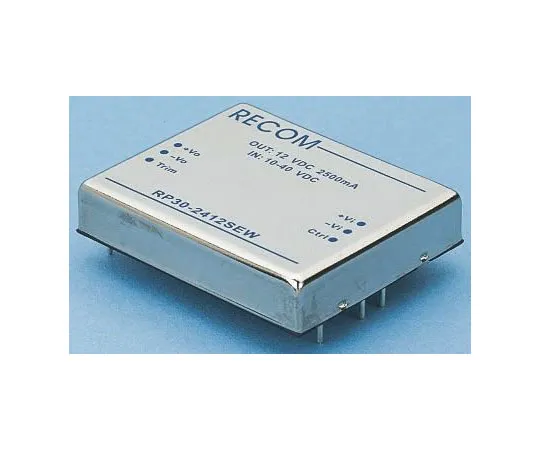 63-7327-50 Recom RP30 EW 30W Isolated DC-DC Converter Through Hole, Voltage in 10 → 40 V dc, Voltage out 3.3V dc RP30-243.3SEW