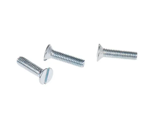 63-6701-94 RS PRO, M3 Countersunk Head, 12mm Steel Slot Bright Zinc Plated 553-857