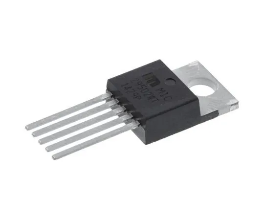 63-7353-25 Microchip MIC29502WT, LDO Regulator, 5A Adjustable, 1.25 → 26 V, ±1% 5-Pin, TO-220 MIC29502WT