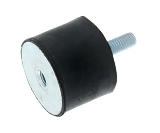 63-7008-11　RS PRO 15mm Stud Mount M6 25mm Diameter 47.52kg Compression Load, Male to Female Natural Rubber　126-4302
