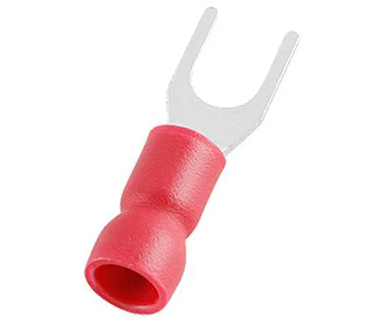 63-6977-72 RS PRO Insulated Crimp Spade Connector, 0.5mm² to 1.5mm², 22AWG to 16AWG, M4.3 (#8) Stud Size Vinyl, Red 125-1958