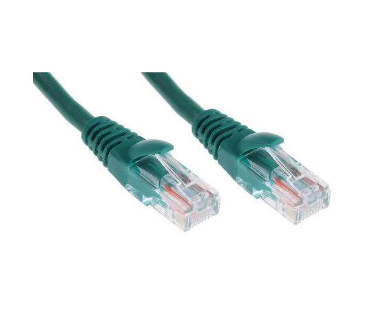 63-6704-37 RS PRO Green PVC Cat5e Cable U/UTP, 1m Male RJ45/Male RJ45 Terminated 557-468