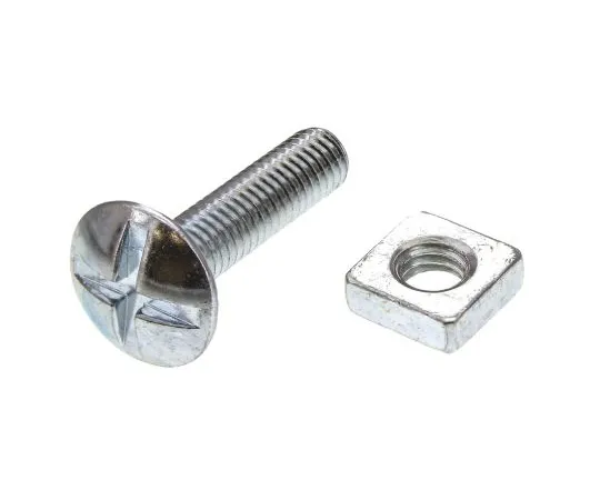 63-6611-19 Bright Zinc Plated Steel Roofing Bolt, M6 x 25mm 277-632