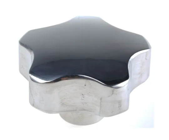 63-6666-80 RS PRO Silver Multiple Lobes Clamping Knob, M10 478-523