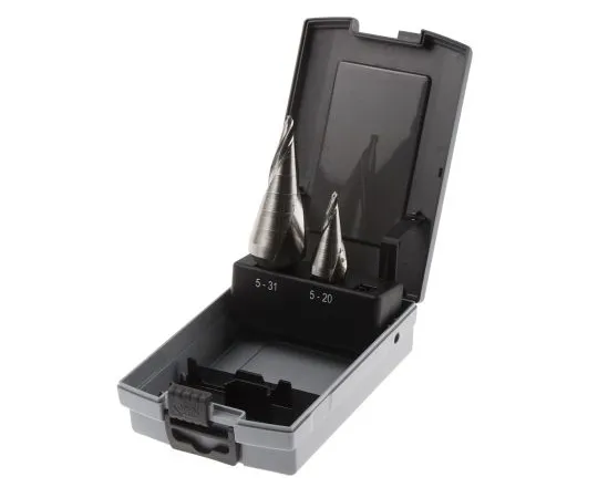 63-6677-50 RS PRO 2 Piece Metal Step Drill Bit Set, 5mm to 31mm 499-261