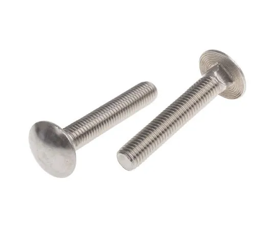 63-6833-70 Plain Stainless Steel Coach Bolt, M10 x 60mm 122-4438