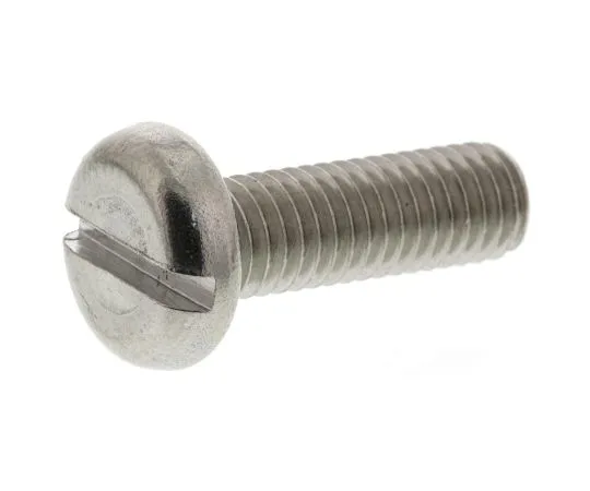 63-6695-44 RS PRO, M5 Pan Head, 16mm Stainless Steel Slot A2 304 Plain 527-088