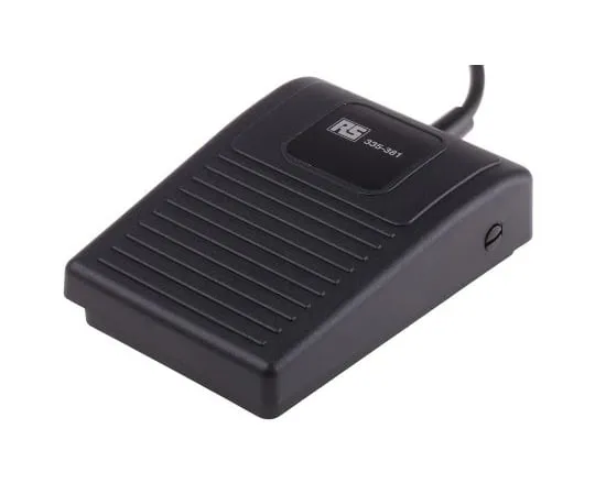 63-6621-06 RS PRO Light Industrial Momentary On-Off Foot Switch - Thermoplastic Case Material, SPST-NO 335-381