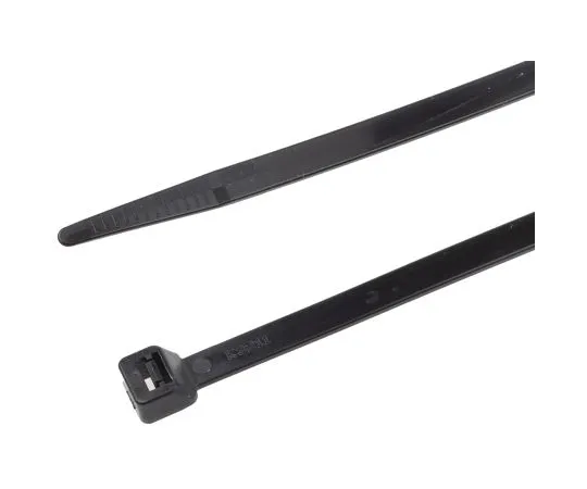 63-6599-64 RS PRO Black Cable Tie Nylon, 380mm x 7.6 mm 233-493