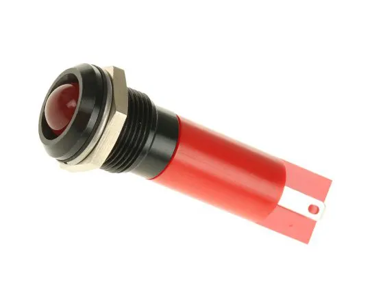 63-6585-61 RS PRO Red Indicator, 24 V ac/dc, 12mm Mounting Hole Size, Solder Tab Termination, IP67 209-169