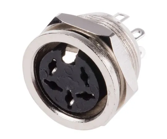 63-6674-26 RS PRO 5 Pole Din Socket, 4A, 100 V ac 490-854