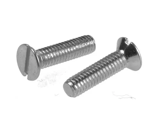 63-6702-01 RS PRO, M4 Countersunk Head, 16mm Steel Slot Bright Zinc Plated 553-885