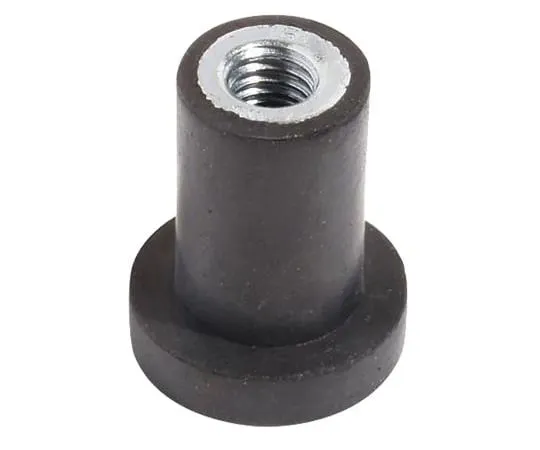 63-7006-31 RS PRO Cylindrical M6 Zinc Plated Steel Anti-Vibration Mount 0.9-14 Compression Load ,12.7mm dia. Natural Rubber +100°C 126-3567