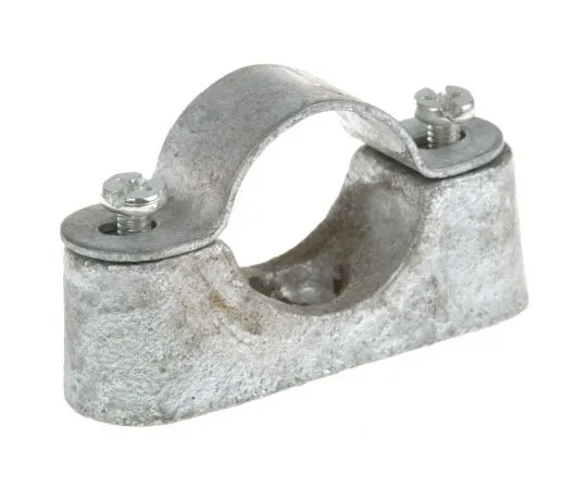 63-6712-06 RS PRO Cable Clip Natural Screw Steel Saddle Clamp, 25mm Max. Bundle 606-018