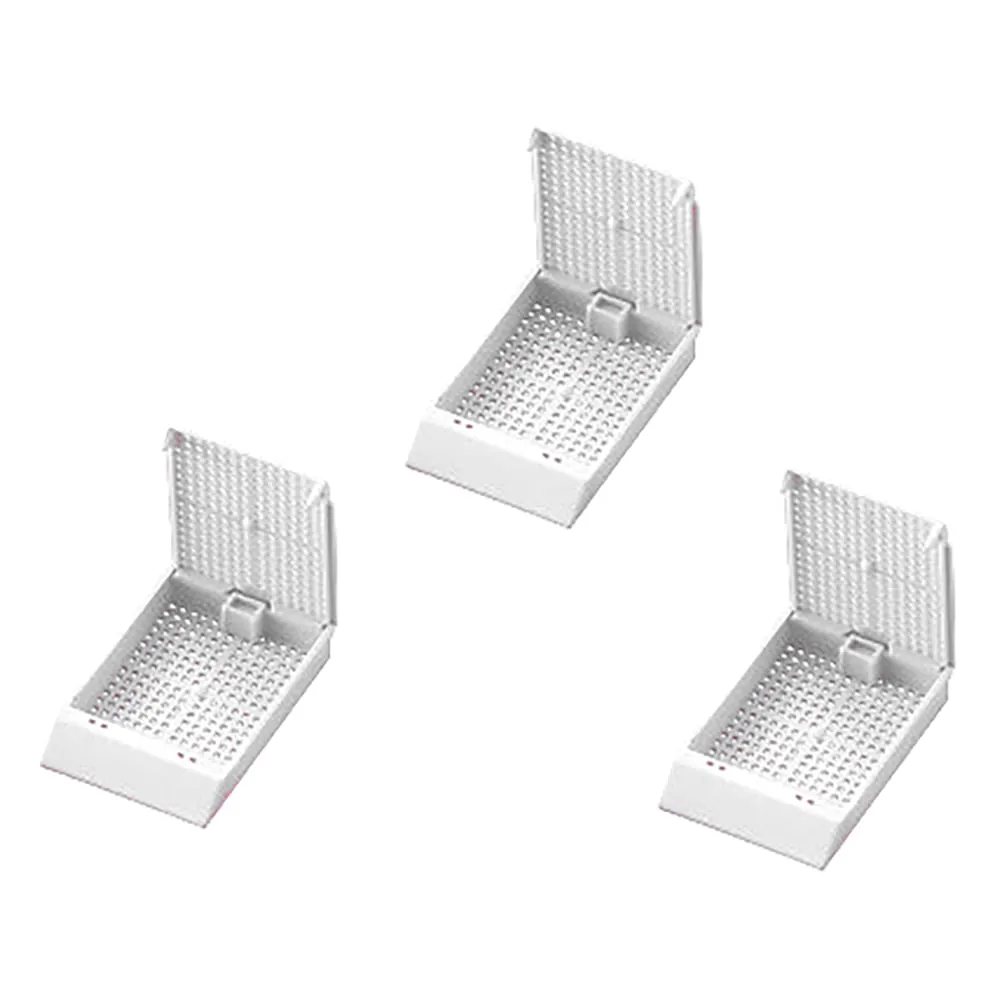 3-8703-01　［Discontinued］Embedding Cassette (Bulk Type) White 500 Pieces x  3 Boxes　M493-2