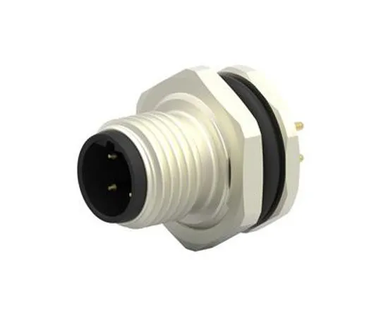 63-7040-82 TE Connectivity M12 Series Panel Mount Connector, 4 contacts Socket T4140412041-000