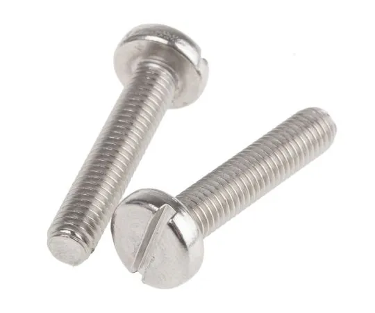 63-6576-05 RS PRO, M5 Pan Head, 25mm Stainless Steel Slot A4 316 Plain 189-484