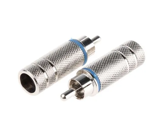 63-6637-31 RS PRO Cable Mount RCA Plug, Nickel 411-065