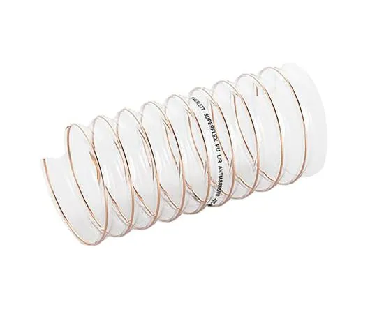 63-6994-30 Merlett Plastics PUR 5m Long Clear Flexible Ducting Reinforced, 16mm B*** Radius 9130660630000