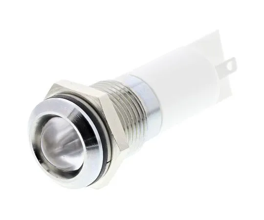 63-6584-04 RS PRO White Indicator, 24 V ac/dc, 14mm Mounting Hole Size, Tab Termination, IP67 207-179