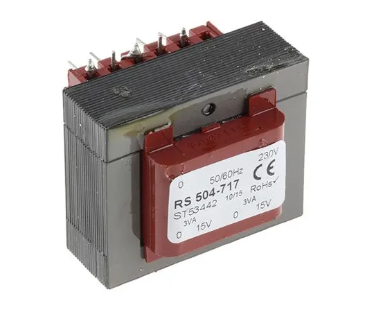 63-6680-74 15V ac 2 Output Through Hole PCB Transformer, 6VA 504-717