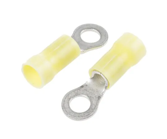 63-6735-65 Insulated Round Crimp Terminal Plastic Grip Inner Diameter: 5 mm Stud Diameter: M5 Yellow 12 AWG 160292