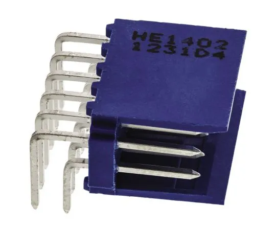 63-6698-51 Header-amplifier module for connecting boards 12 poles 2.54 mm 2 rows right angle 281742-6