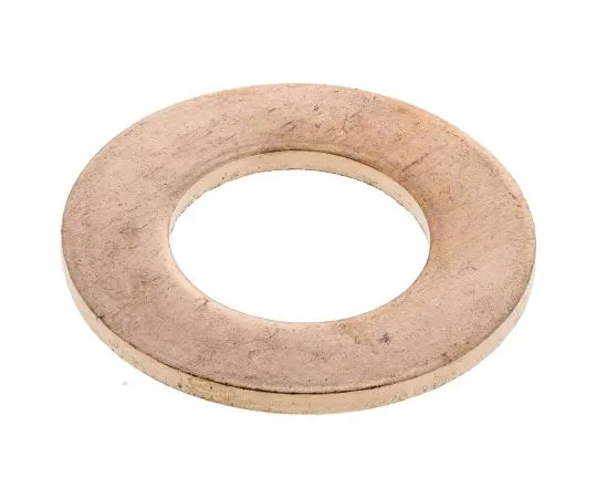 63-6615-60 Copper Plain Washer, 1.6mm Thickness, M12 293-224