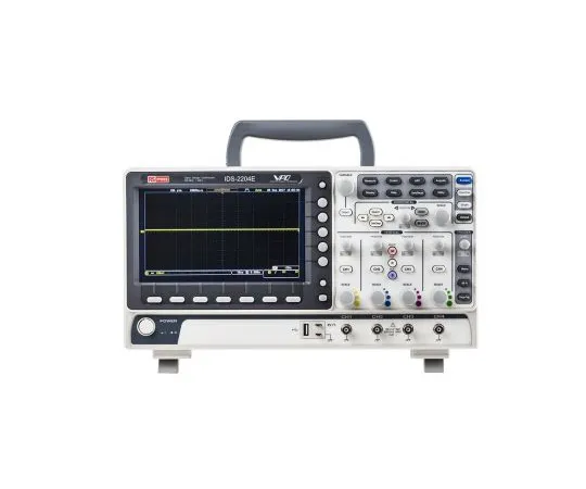 63-6888-45 RS PRO IDS2204E Portable Digital Storage Oscilloscope, 200MHz, 4 Channels 123-3553