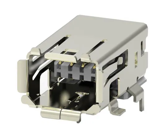 63-7001-26 TE Connectivity Surface Mount Right Angle Mini I/O Connector Female, 8 Way, Shielded 2294417-4
