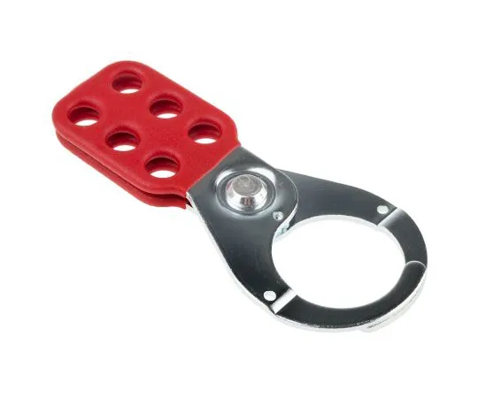 63-6673-77 RS PRO 6 Lock 9.5mm Shackle Steel Hasp Lockout, 38mm Attachment Point 489-147