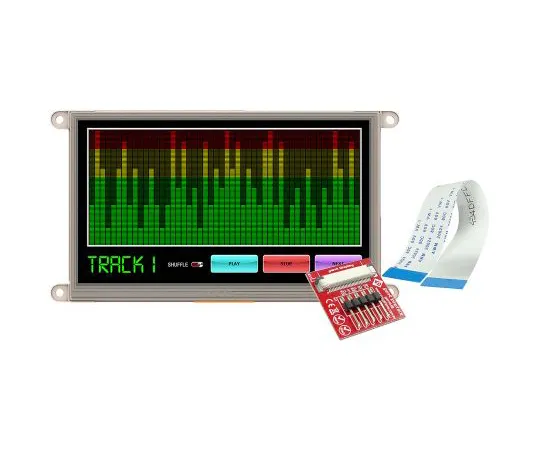 63-6990-50 4D Systems gen4-uLCD-70DT TFT LCD Colour Display / Touch Screen, 7in, 800 x 480pixels gen4-uLCD-70DT