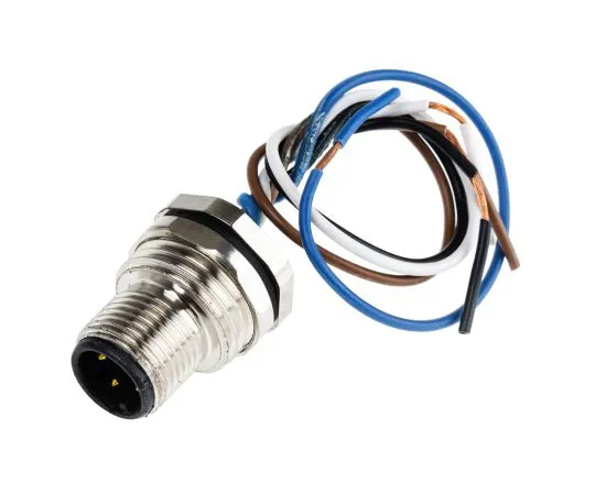 63-6953-83 RS PRO Straight M12 to Unterminated Connector & Cable, 4 Core 1m Cable 124-7079